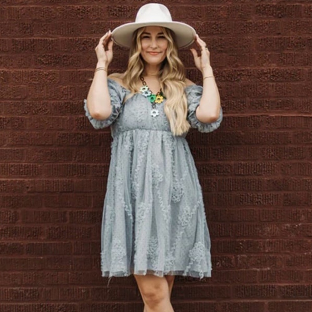 Dotted Swiss Tulle Dress by Polagram